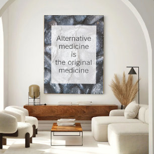 Poster Art de médecine alternative Spa Sérénité
