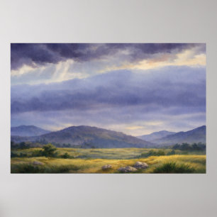 Poster Art de paysage photographique édité (meilleure qua