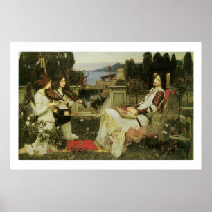 Poster Art de peinture Imaginaire victorien Imprimer 36x2