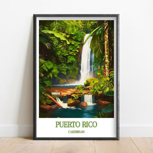 Poster Art de Porto Rico - Toile de Porto Rico - Porto Ri