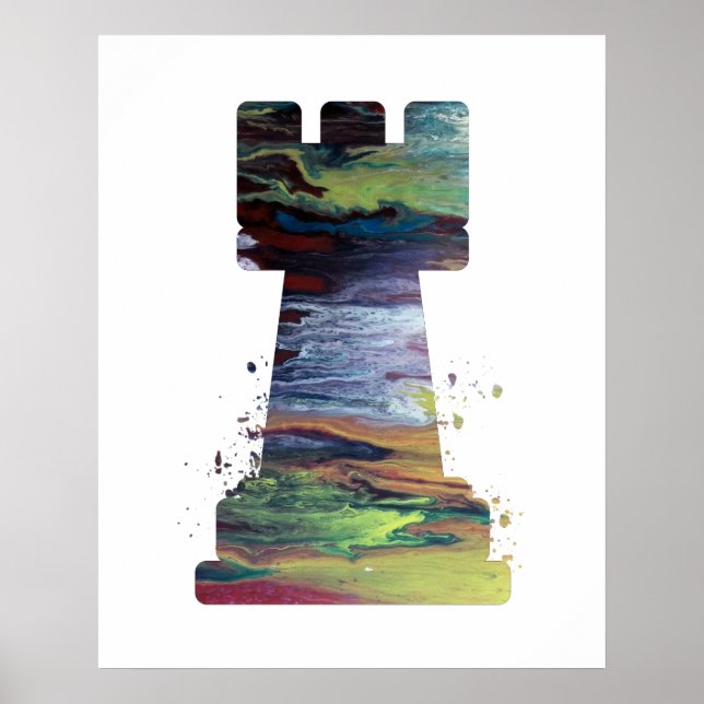 Poster Art de Roche d'échecs (Devant)