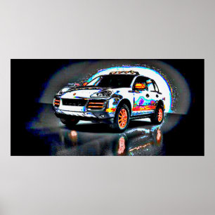 Poster Art de voiture