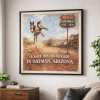 Art de voyage de l'âne d'Oatman pour le centenaire