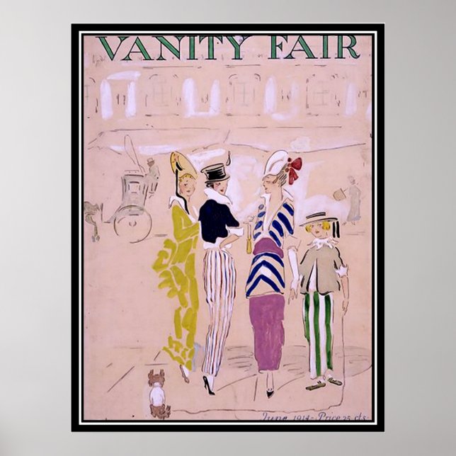 Poster Art Déco de la Revue vintage 1914 (Devant)