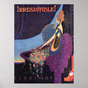Poster Art Deco Irresistible Mavis Perfume
