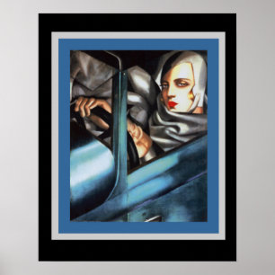 Poster Art Déco Lempicka Self Portrait
