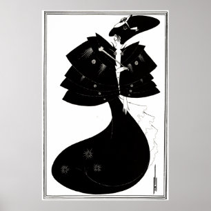 Poster Art Déco/Nouveau ~ Le Cap Noir par Beardsley