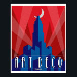 Poster - Art Deco Ollywood<br><div class="desc">Art Deco Poster by Ollywood.
ART DECO and Art Nouveau is an international philosophy and style of art,  architecture and applied art—especially the decorative arts—that were most popular during 1890–1910.</div>