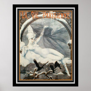 Poster Art Deco Vie Parisienne Winter 1926  16 x 20