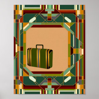 Poster Art Deco Vintage Travel Print