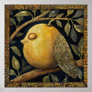 Poster Art Décoratif Citron Imprimer