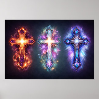 Poster Art des Trois Croix