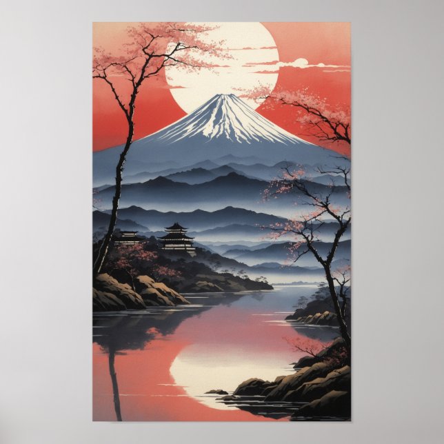 Poster Art d'illustration du Japon n°5 (Devant)