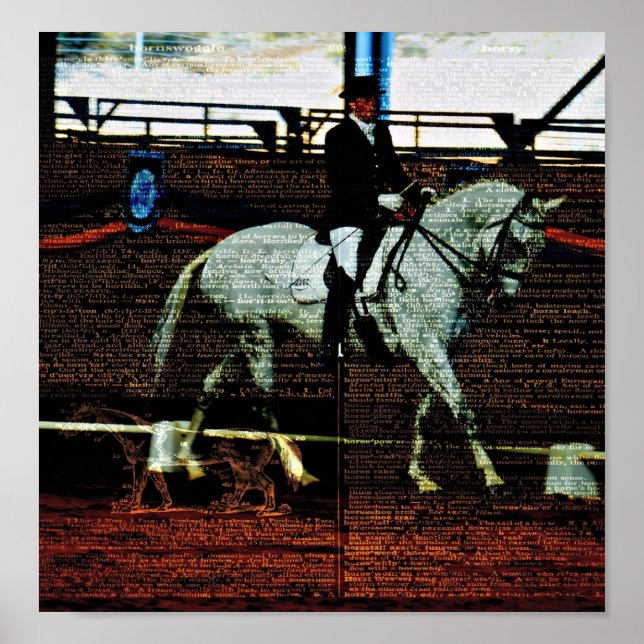 Poster Art Dressage (Devant)