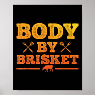 Poster Art drôle de grillade de viande pour hommes femmes