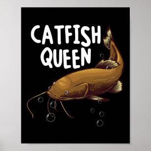 Poster Art drôle d'escroquerie de chat Femmes Maman Reine