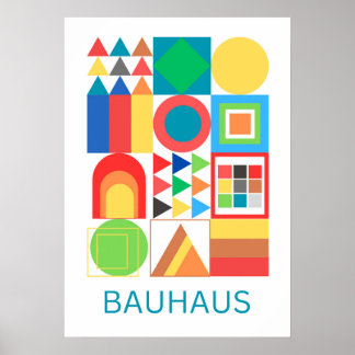 Poster Art du design moderne minimaliste Bauhaus