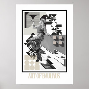 Poster Art du design moderne minimaliste Bauhaus