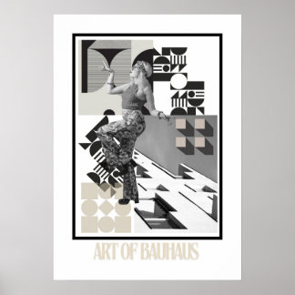 Poster Art du design moderne minimaliste Bauhaus