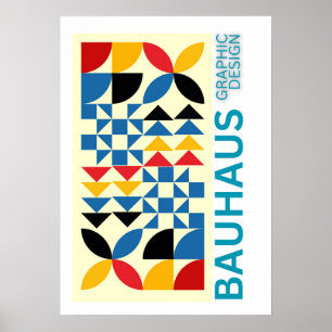 Poster Art du design moderne minimaliste Bauhaus