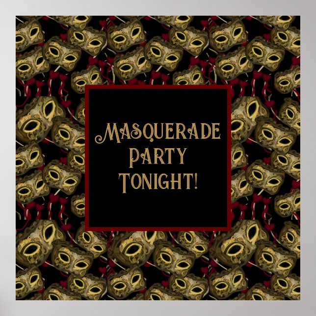 POSTER ART DU MASQUE    (Devant)