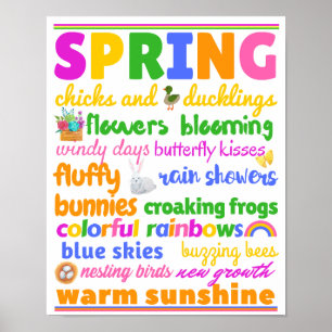 Poster Art du métro Spring Nature