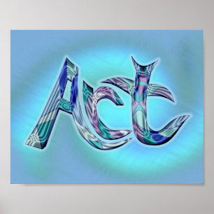 Poster Art du mot