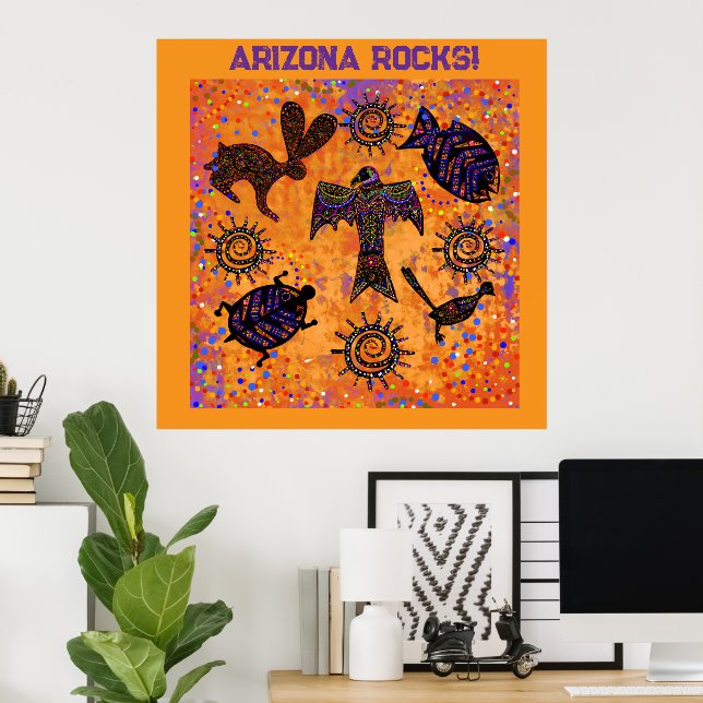 Poster Art du Sud-Ouest (Bureau à domicile)