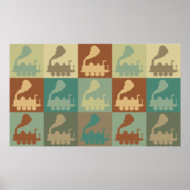 Poster Art du train (Devant)