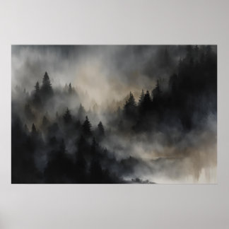 Poster Art du Voile mystique - Brochures en couches dans 