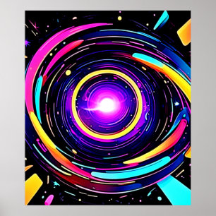 Poster Art du vortex chromatique