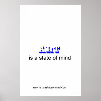 Poster ART est un état d'esprit