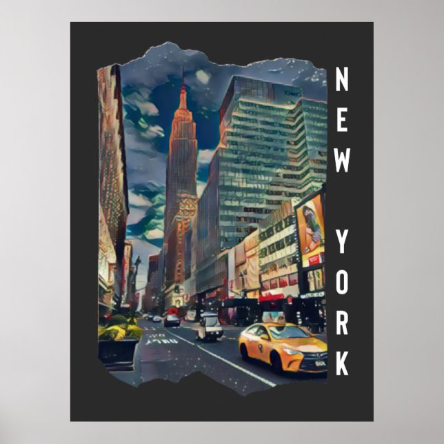 Poster Art esthétique de New York (Devant)