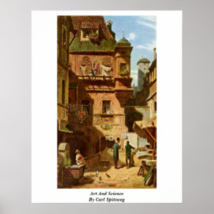 Poster Art Et Science Par Carl Spitzweg