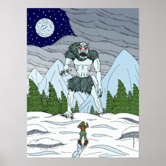 Poster Art étrange et horrible d'Ithaqua