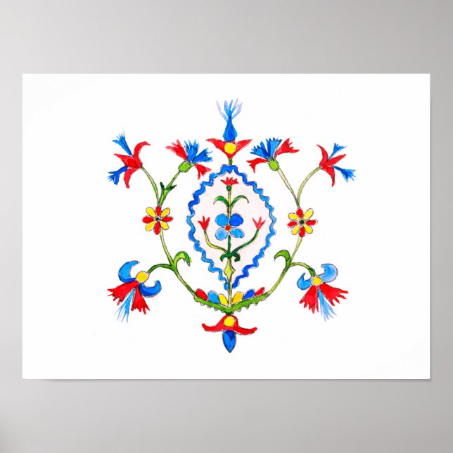 Poster Art floral (Devant)