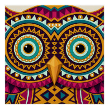 Art folklorique de hibou