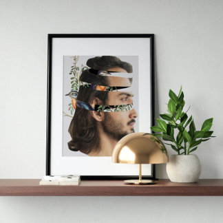 Poster Art fou vintage surréaliste