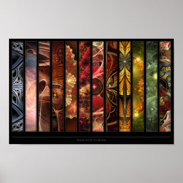 Poster Art fractal de Liz Molnar (Devant)