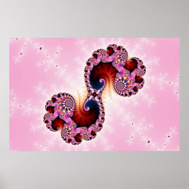 Poster Art fractal Gemini (Devant)
