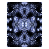 Art fractal mandala éclair électrique