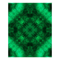 Art fractal Mandala Énergie Émeraude