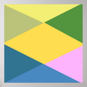 Poster art géométrique