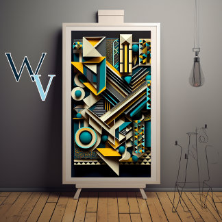 Poster Art géométrique Abstrait
