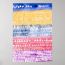 Art géométrique Abstrait coloré