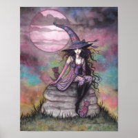Art Imaginaire de chat avec sorcière Twilight ench