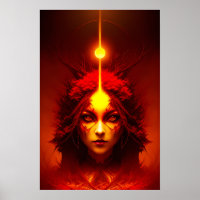 Art Imaginaire de la déesse du feu