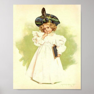 Poster Art Imprimer par Maud Humphrey Little School Days