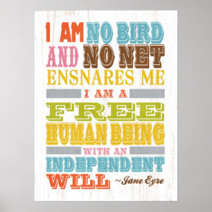Poster Art inspiré - Jane Eyre