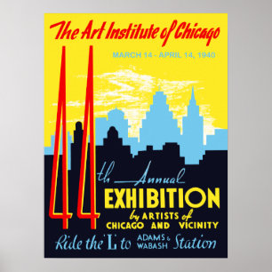 Poster Art Institute de Chicago
